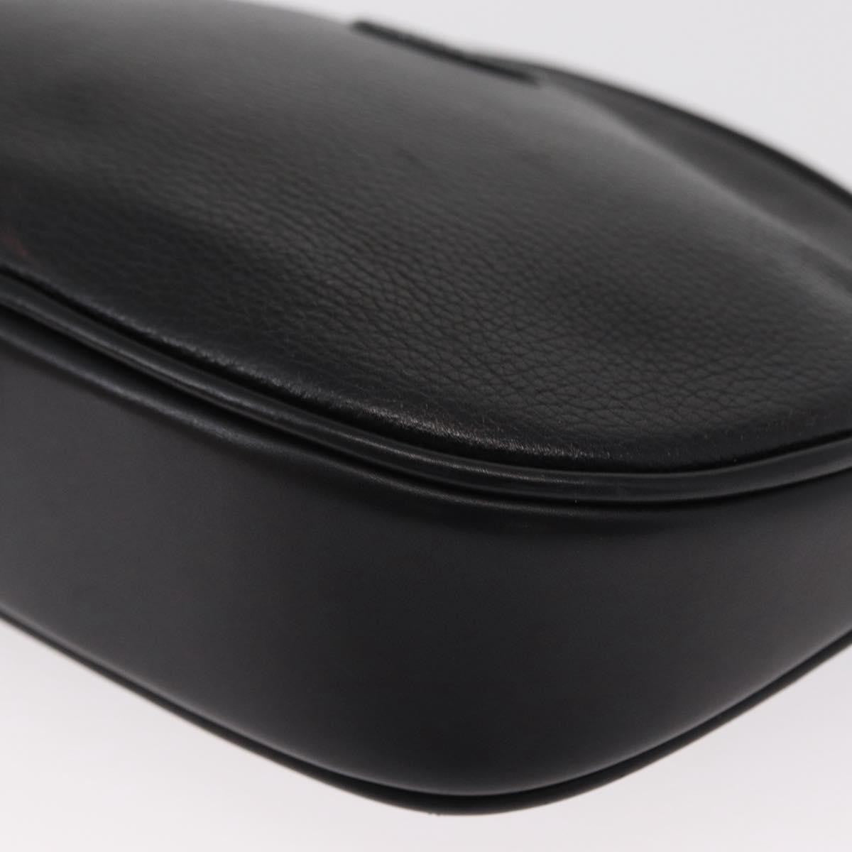 Gucci Vintage Shoulder Bag Leather, BLACK, LEATHER, Shoulder bag