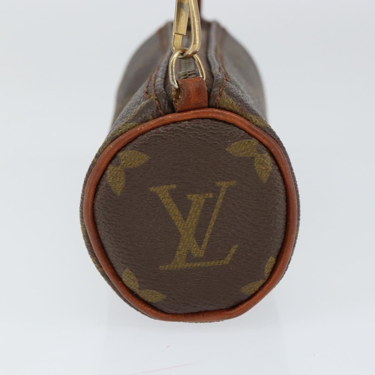 Louis Vuitton Papillon Pochette Monogram Canvas, BROWN, CANVAS, Clutche & pouche
