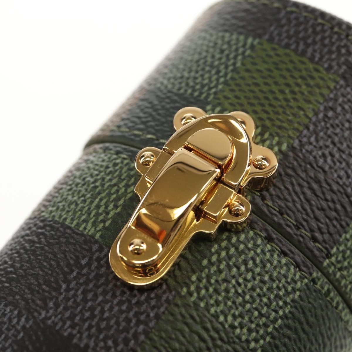 Louis Vuitton Coffret parfum Canvas, GREEN, CANVAS, Clutche & pouche