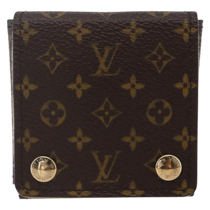 Louis Vuitton CASE JEWELRY BOX Canvas, BROWN, CANVAS, Wallets