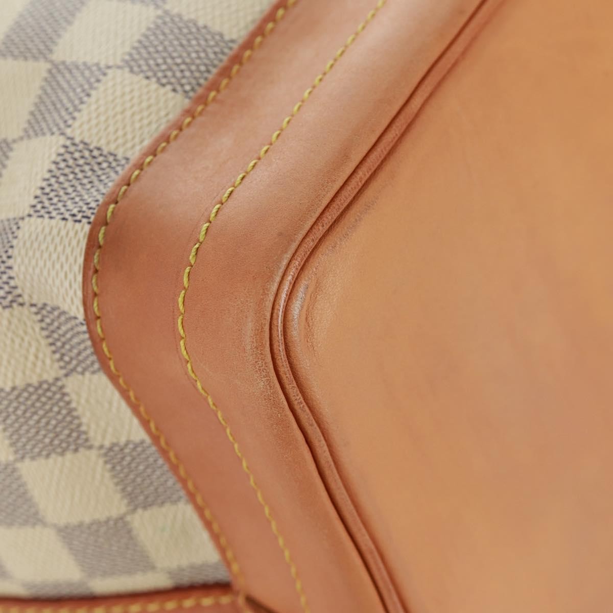 Louis Vuitton Noe Handbag Damier, Beige, Canvas, Shoulder Bag