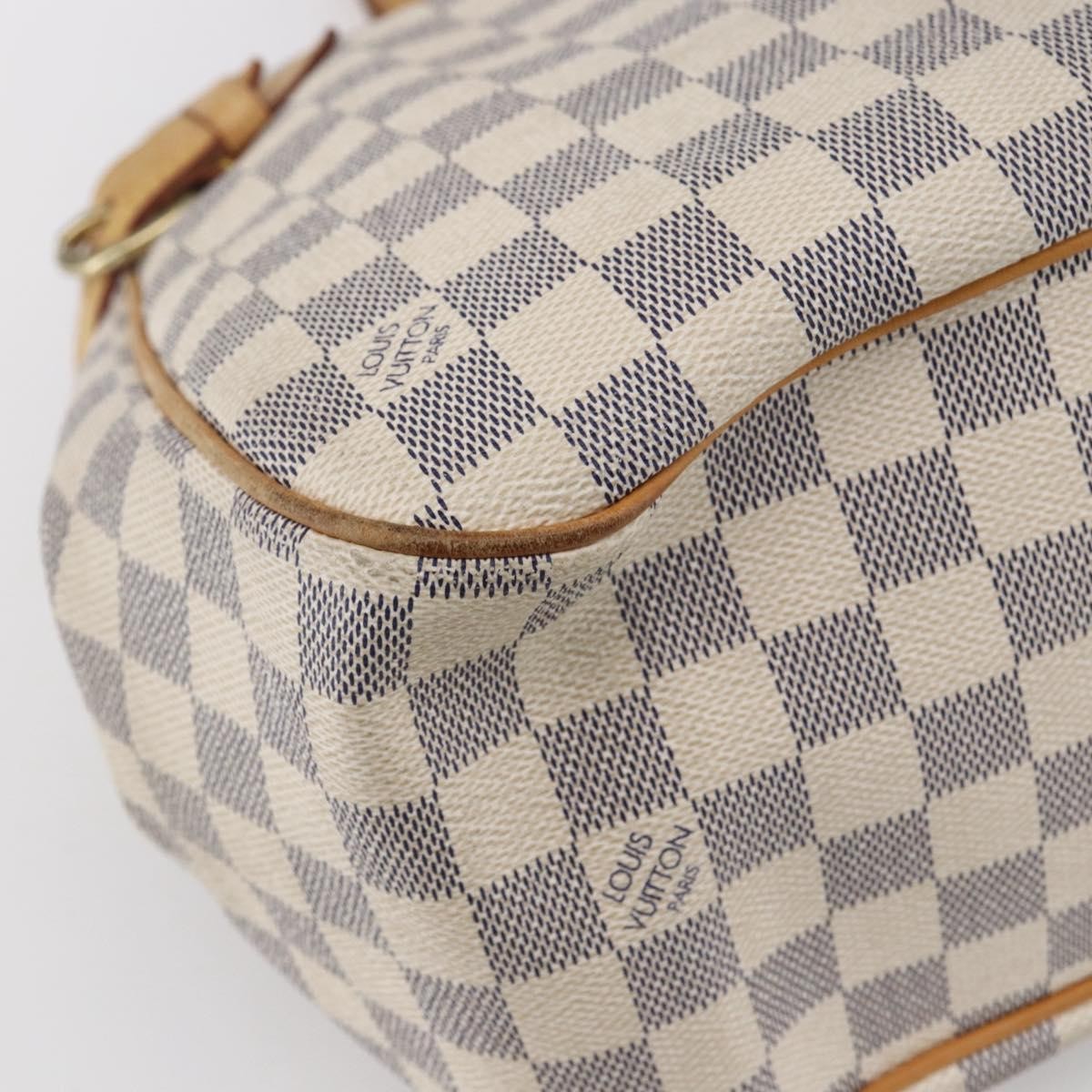 Louis Vuitton Batignolles Handbag Damier, WHITE, CANVAS, Tote bag