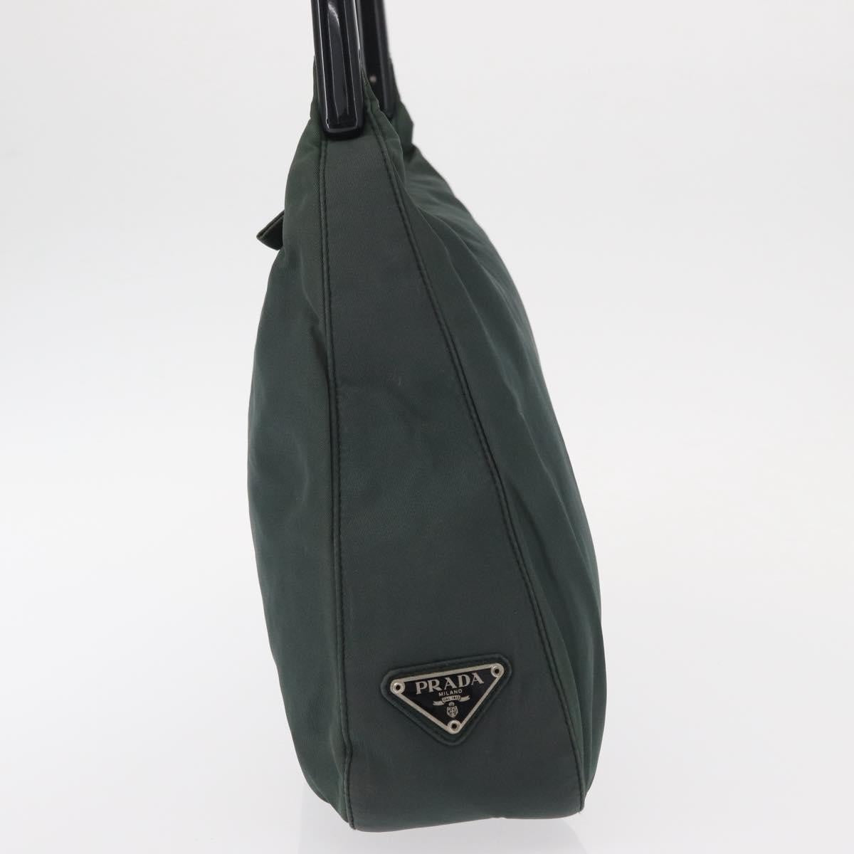 Prada Vintage Shoulder Bag Tessuto, GREEN, NYLON, Shoulder bag