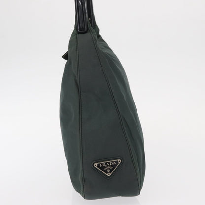 Prada Vintage Shoulder Bag Tessuto, GREEN, NYLON, Shoulder bag