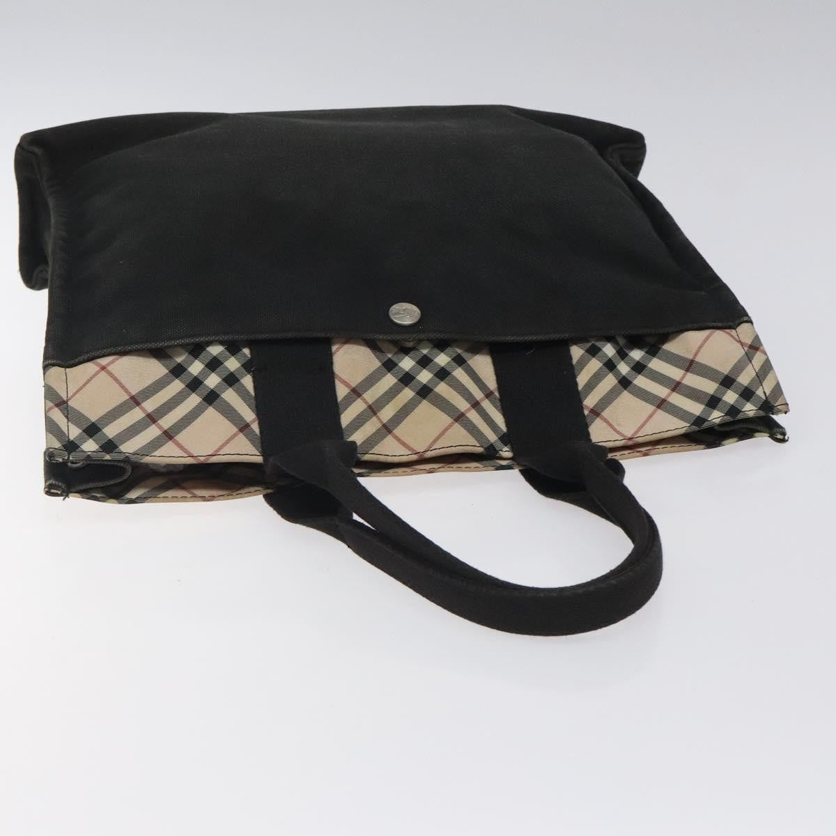 Burberry Nova Check Tote canvas check pattern, BLACK, CANVAS, Tote bag