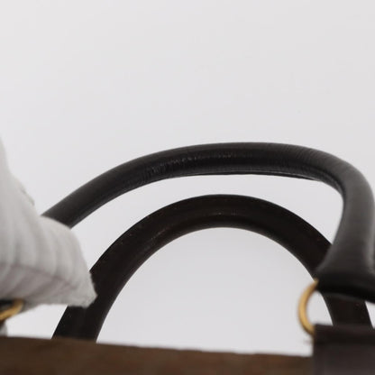 Christian Dior Vintage Trotter Boston Bag Canvas, BROWN, CANVAS, Travel bag