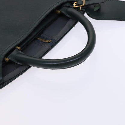 Louis Vuitton Garment Cover Taiga Leather, GREEN, LEATHER, Travel bag