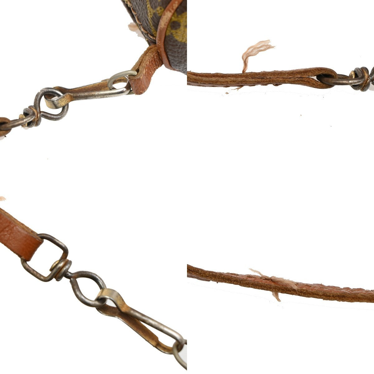 Louis Vuitton Papillon Pochette Monogram Canvas, BROWN, CANVAS, Clutche & pouche