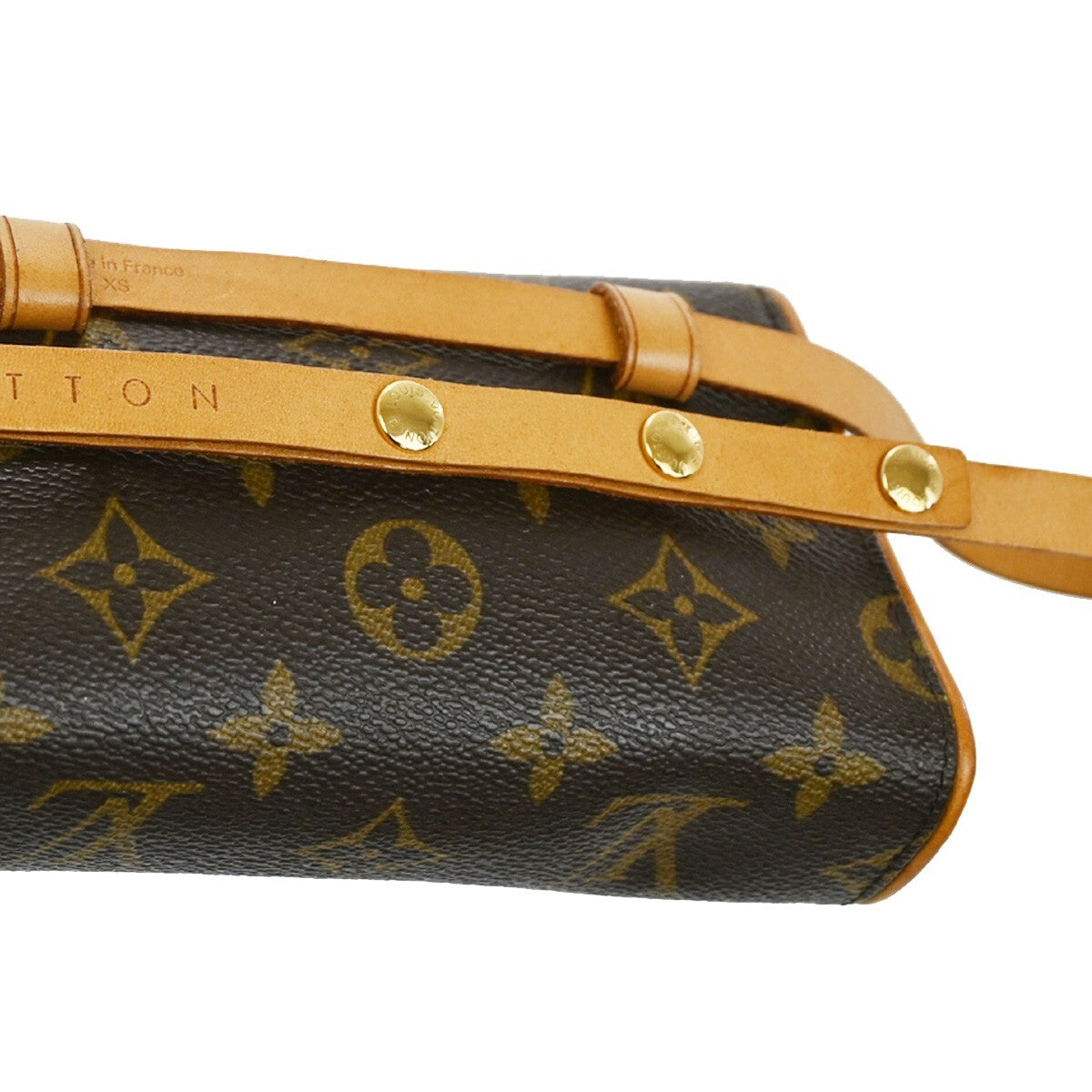 Louis Vuitton Florentine Waist Bag Monogram Canvas, BROWN, CANVAS, Crossbody bag