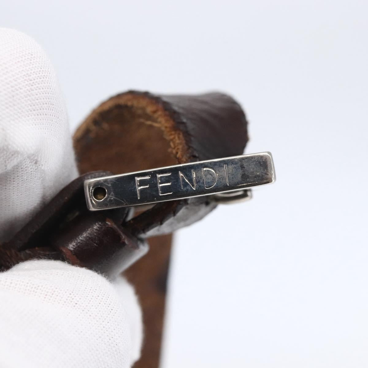 Fendi Vintage Shoulder Bag Zucca Canvas, KHAKI, CANVAS, Shoulder bag