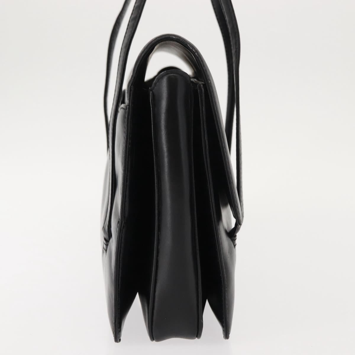 Loewe Anagram handbag Leather, BLACK, LEATHER, Handbag