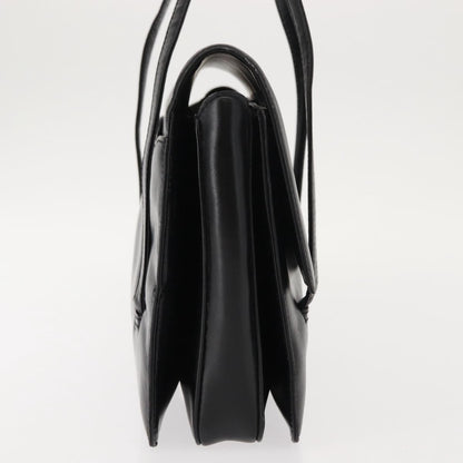 Loewe Anagram handbag Leather, BLACK, LEATHER, Handbag