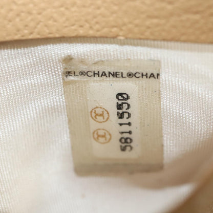 Chanel CC Card Case Leather, BEIGE, LEATHER, Card Holders