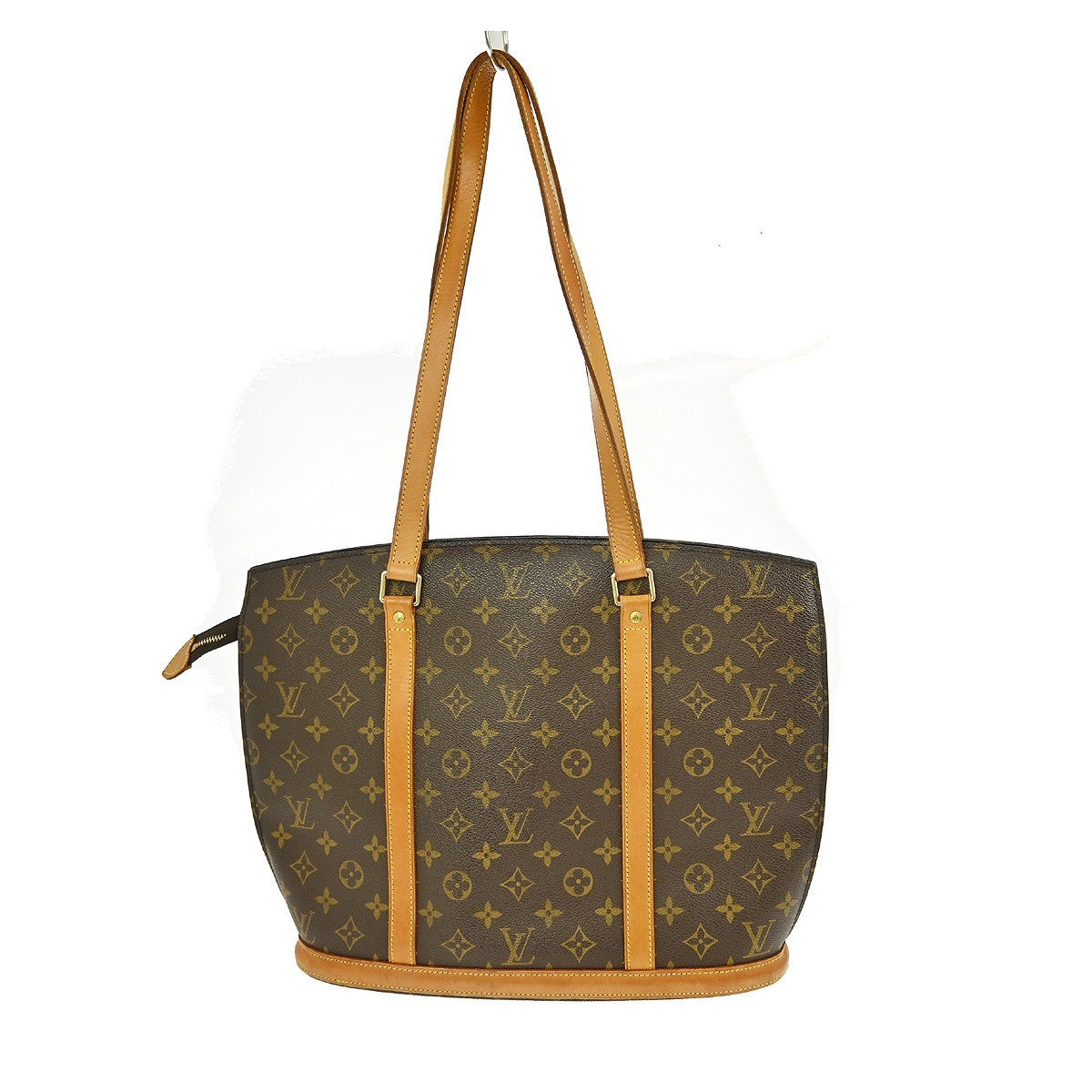 Louis Vuitton Babylone Handbag Monogram Canvas, BROWN, CANVAS, Tote bag