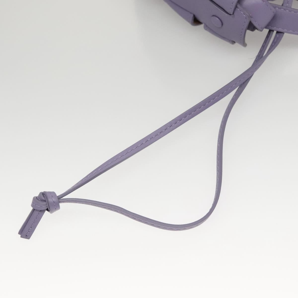 Bottega Veneta Shell Bag Leather, Purple, Leather, Shoulder Bag