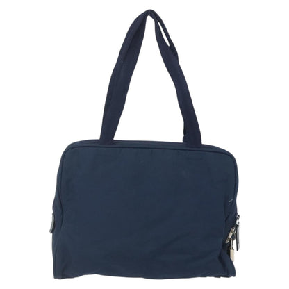 Prada Bowling Shoulder Bag Tessuto, NAVY, NYLON, Shoulder bag
