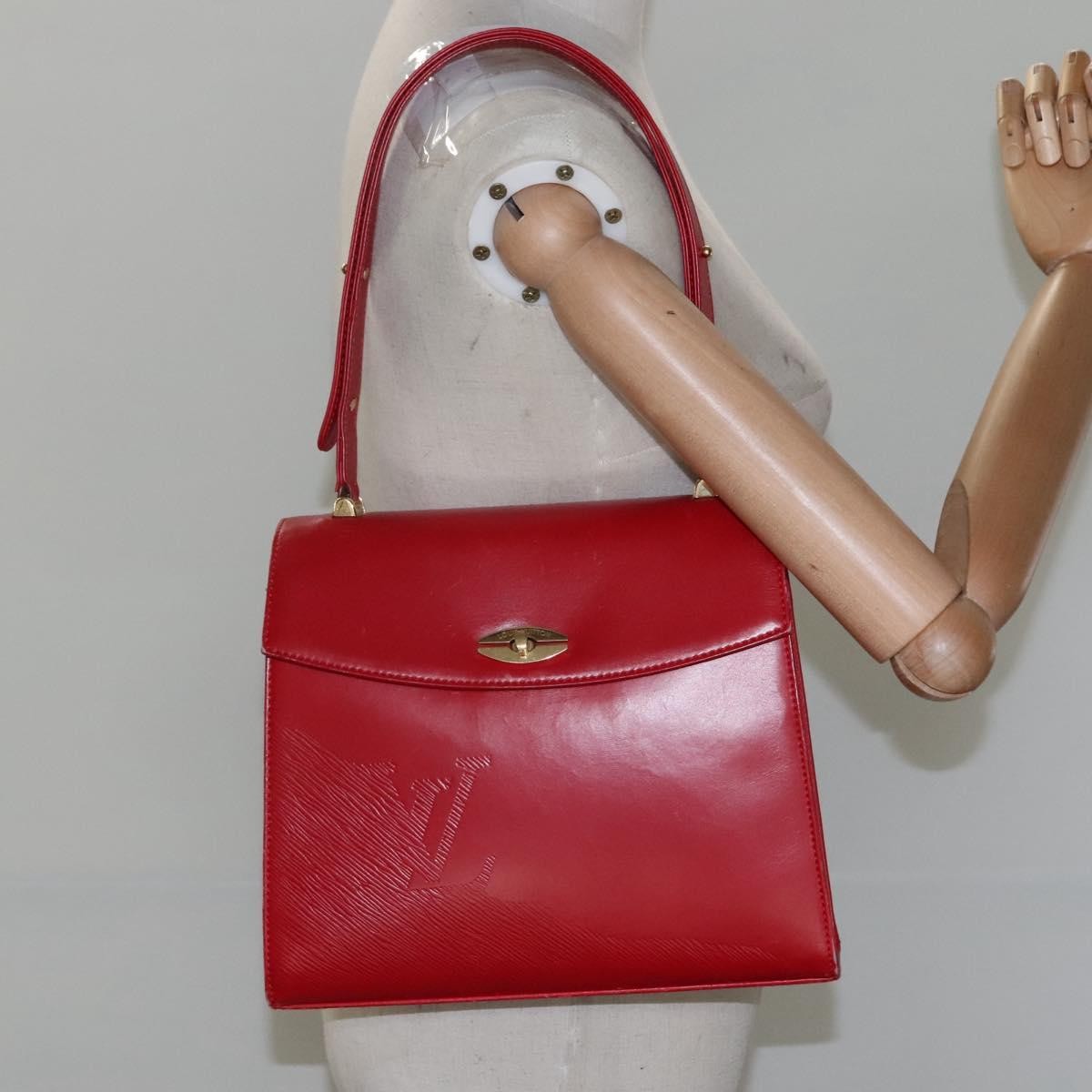 Louis Vuitton Opera Line Spartan Bag Leather, RED, LEATHER, Handbag
