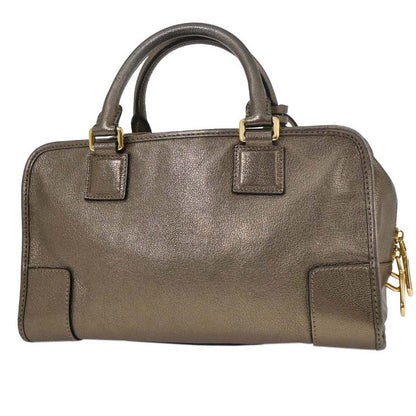 Loewe Amazona Bag Leather, GOLD, LEATHER, Handbag