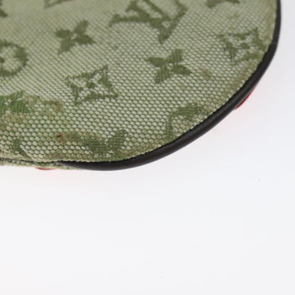 Louis Vuitton Round Coin Purse Mini Lin, KHAKI, CANVAS, Wallets