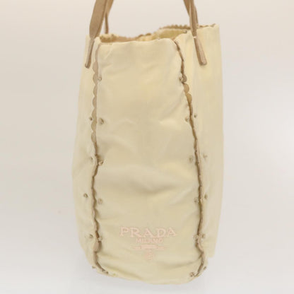 Prada Tote Vitello Daino Vitello Daino, BEIGE, NYLON, Tote bag