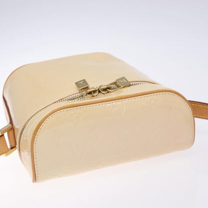 Louis Vuitton Sullivan Handbag Monogram Vernis, BEIGE, PATENT_LEATHER, Handbag