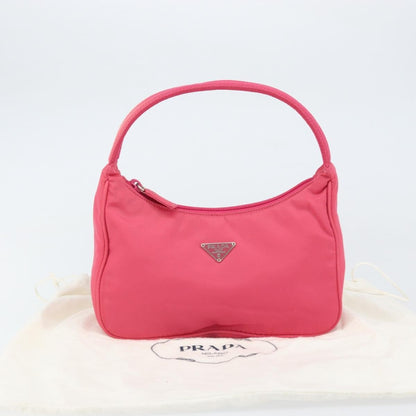 Prada Pochette Shoulder Bag Tessuto, PINK, NYLON, Clutche & pouche