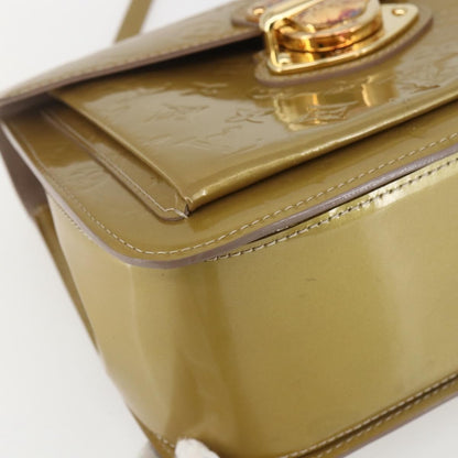 Louis Vuitton Mirada Handbag Monogram Vernis, BEIGE, PATENT_LEATHER, Handbag