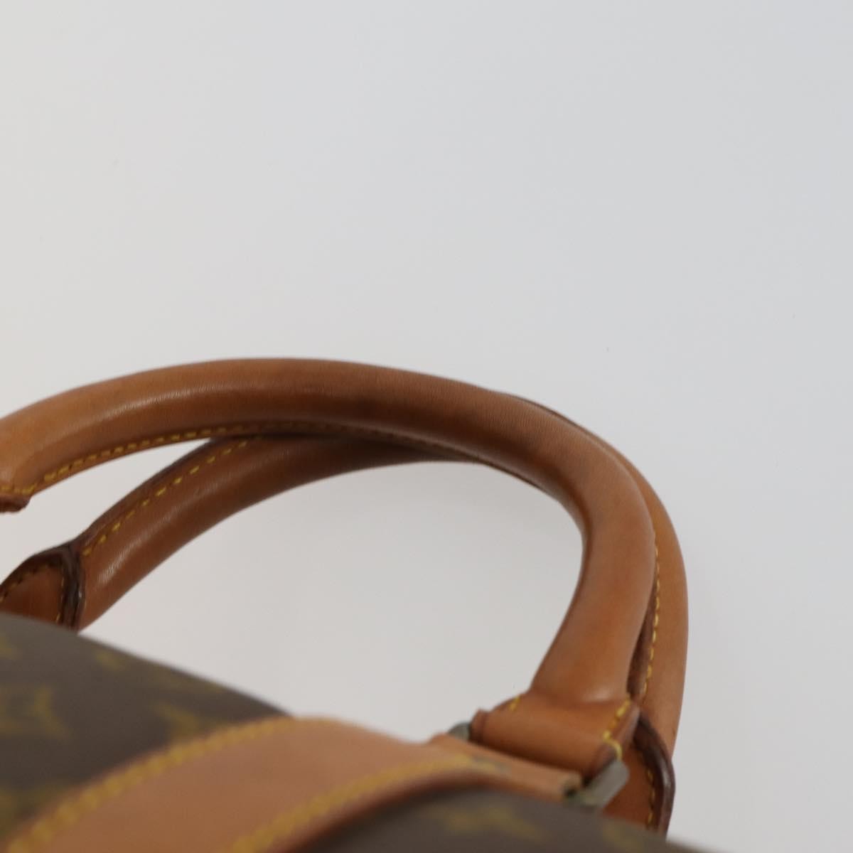 Louis Vuitton Keepall Bag Monogram Canvas, BROWN, CANVAS, Travel bag