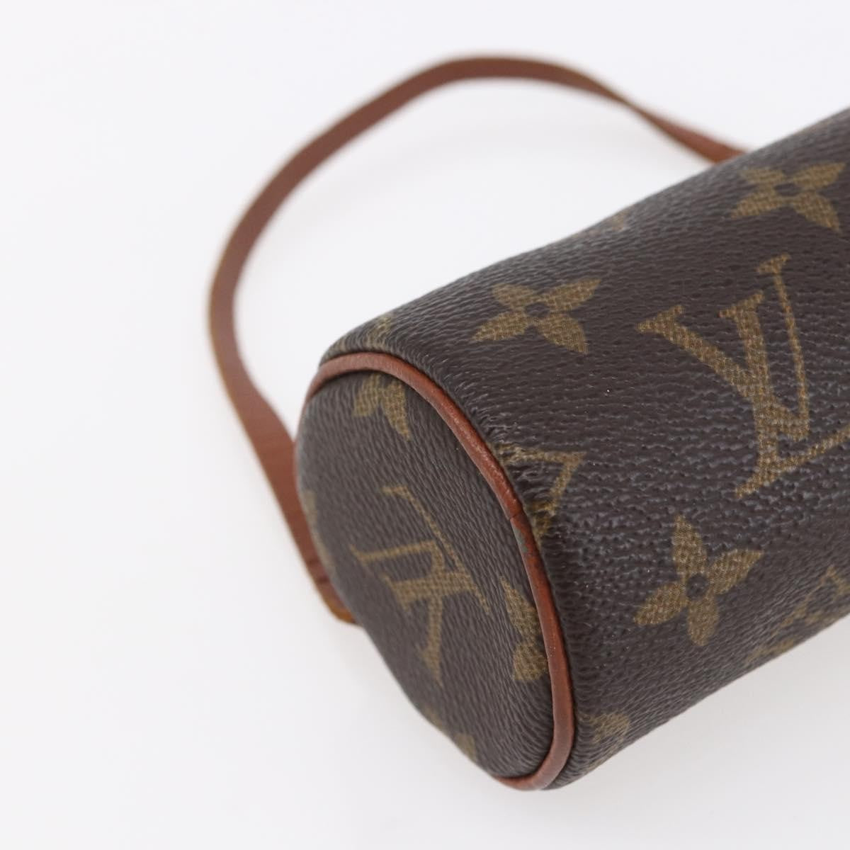 Louis Vuitton Papillon Pochette Monogram Canvas, BROWN, CANVAS, Clutche & pouche