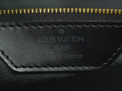 Louis Vuitton Saint Jacques Handbag Epi Leather, BLACK, LEATHER, Tote bag