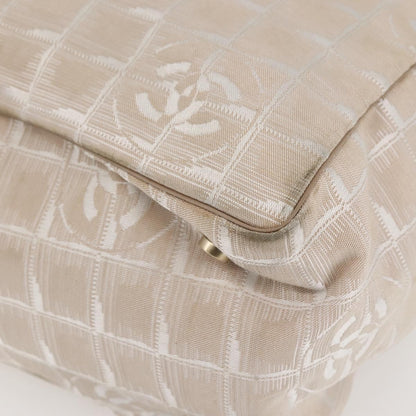 Chanel Travel Line Tote Nylon, BEIGE, NYLON, Tote bag
