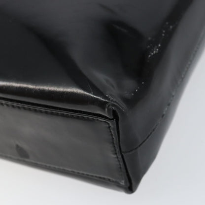 Salvatore Ferragamo Vala Shoulder Bag Patent Leather, BLACK, PATENT_LEATHER, Shoulder bag