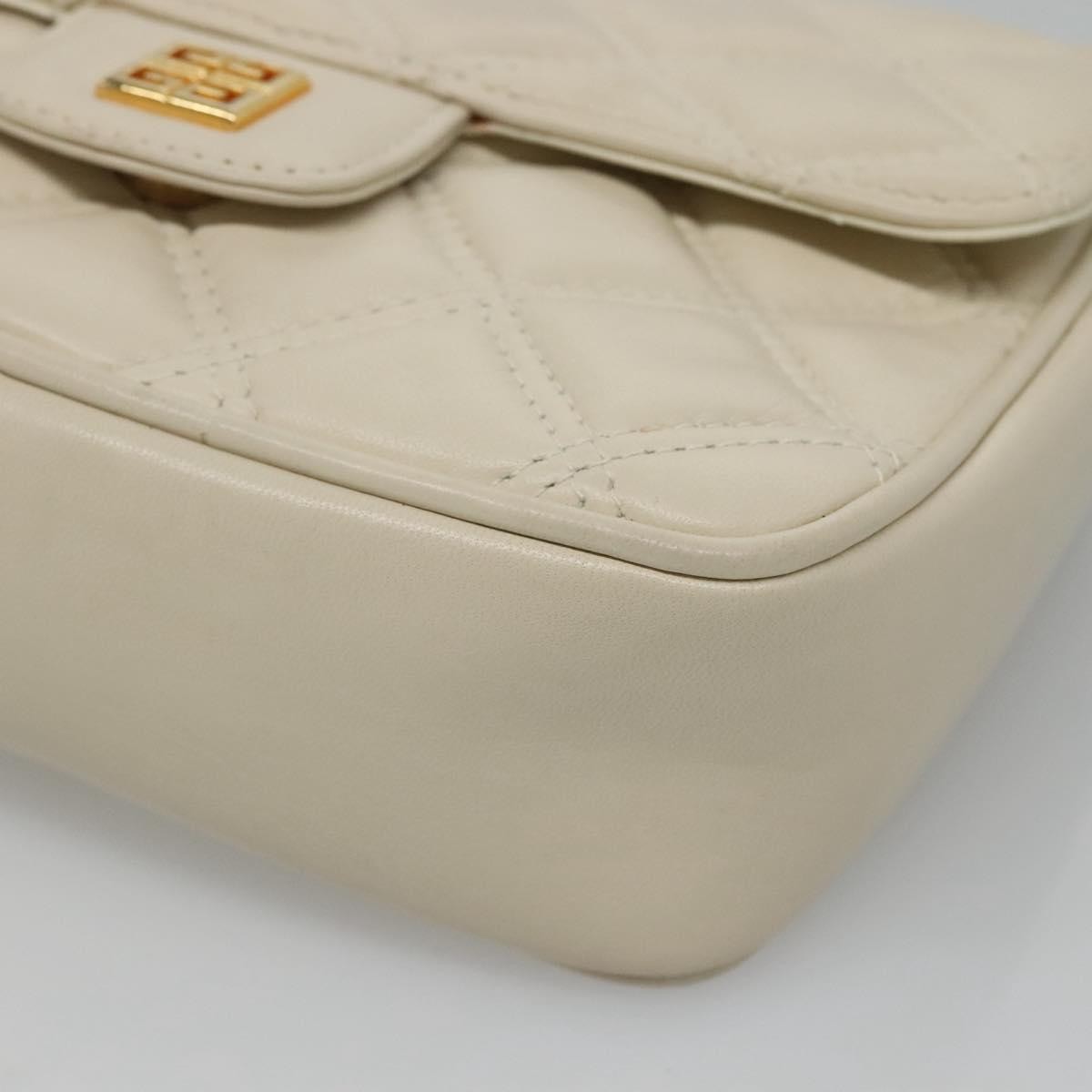 Givenchy Shoulder Bag Leather, WHITE, LEATHER, Shoulder bag