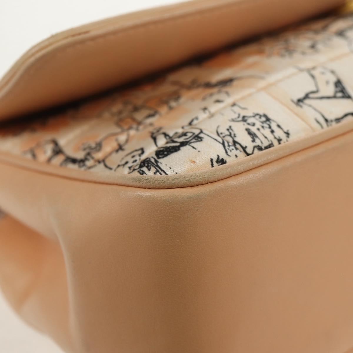 Chanel Limited Edition Scarf Flap Bag Printed Silk and Leather, MULTICOLOUR, LEATHER, Shoulder bag