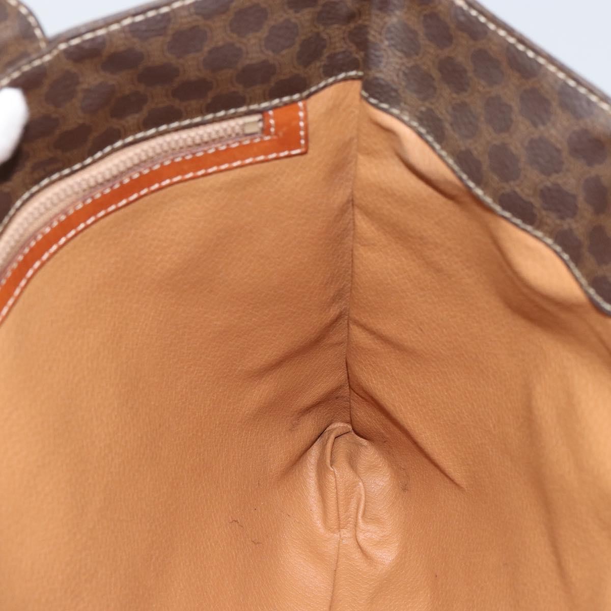 Celine Vintage Macadam Tote bag Canvas, BROWN, CANVAS, Tote bag