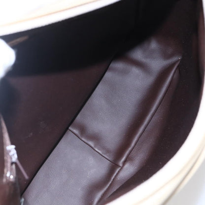 Bally Vintage Shoulder Bag Quilted leather, ECRU, LEATHER, Shoulder bag