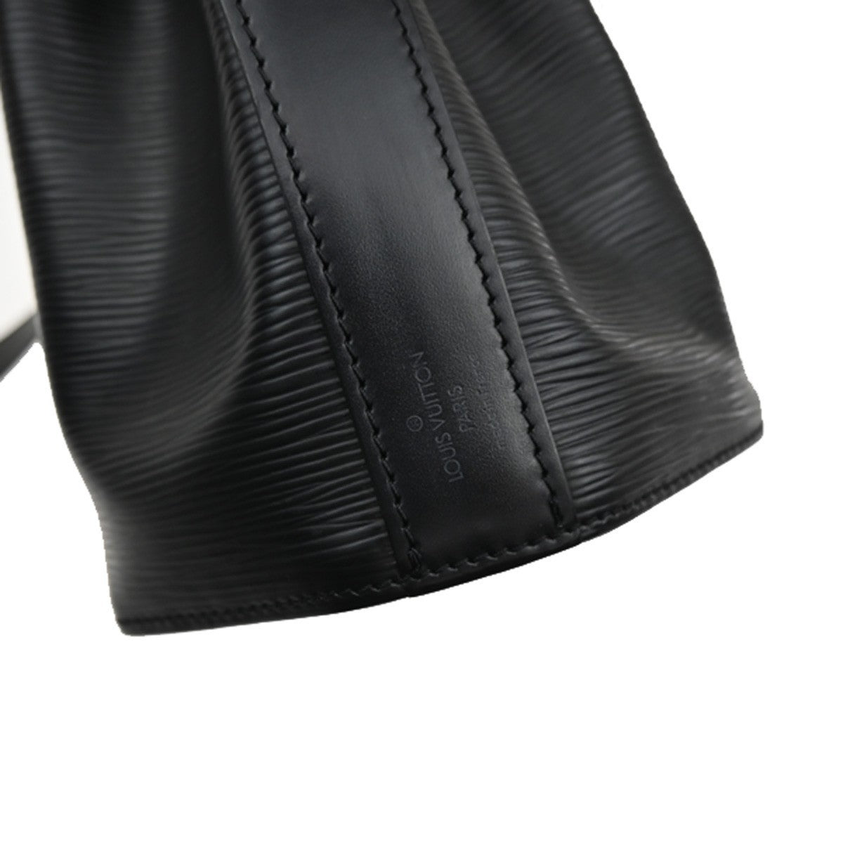 Louis Vuitton Vintage Sac d'Epaule Handbag Epi Leather, BLACK, LEATHER, Shoulder bag