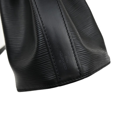 Louis Vuitton Vintage Sac d'Epaule Handbag Epi Leather, BLACK, LEATHER, Shoulder bag