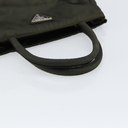 Prada Vintage Zip Tote Tessuto, KHAKI, NYLON, Tote bag