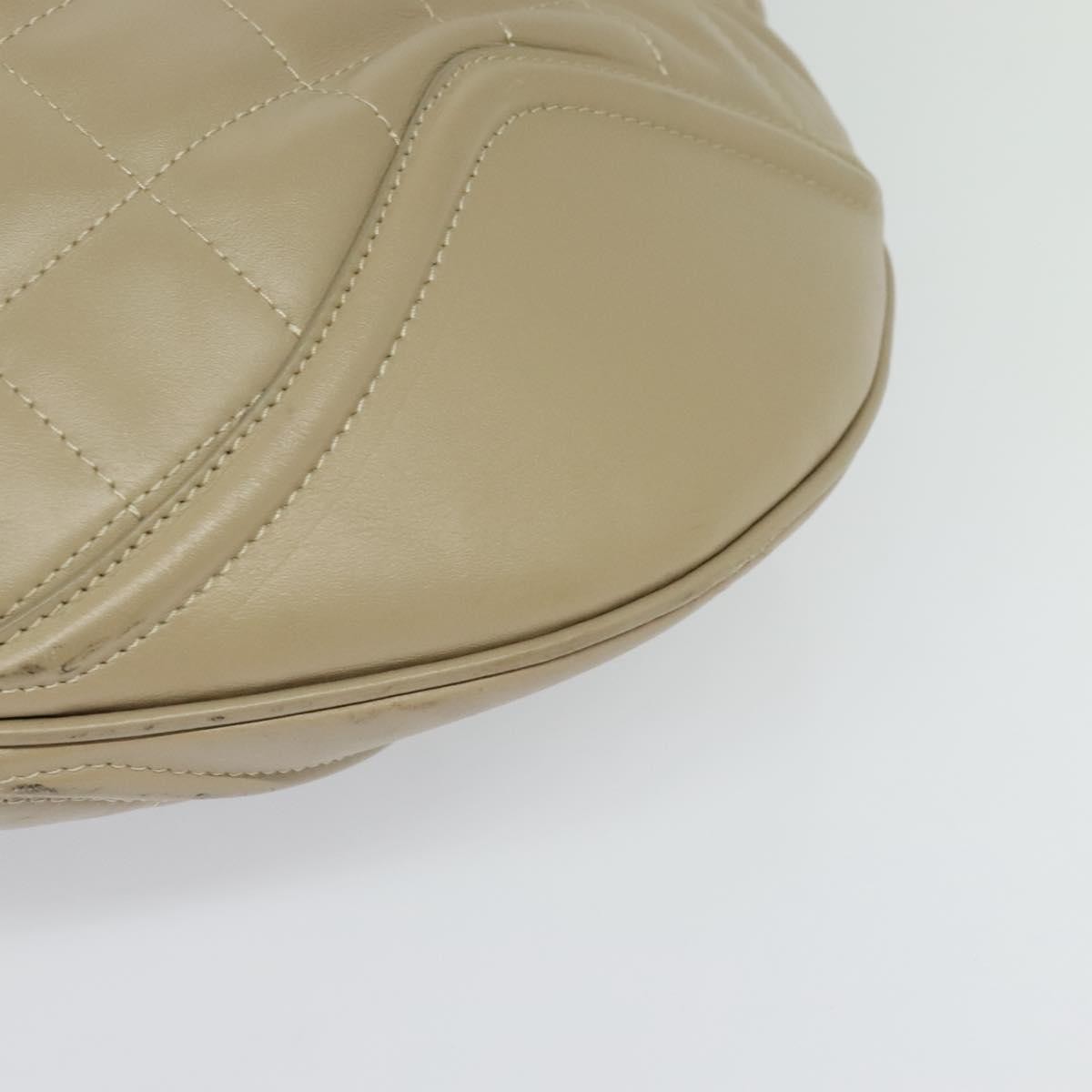 Burberry Hoxton Hobo Quilted Leather, BEIGE, LEATHER, Shoulder bag