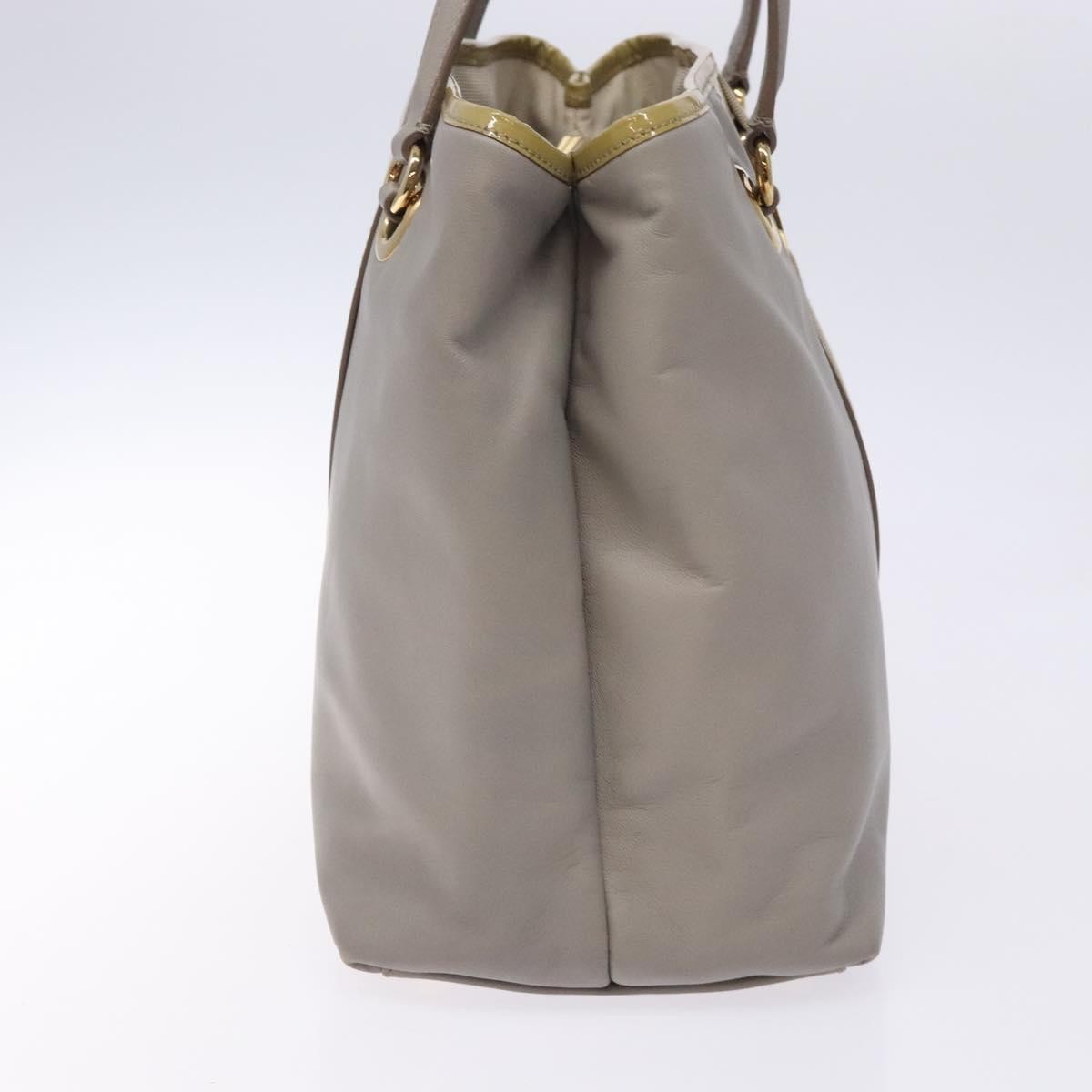 Salvatore Ferragamo Vala Handbag Leather, GRAY, LEATHER, Handbag