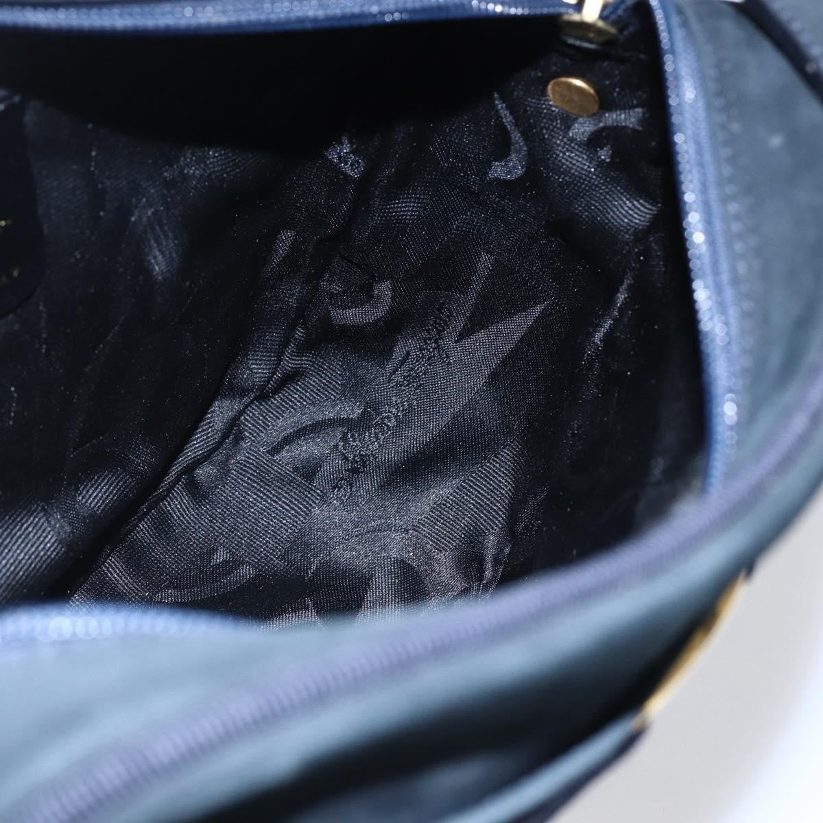 Salvatore Ferragamo Vala Shoulder Bag Leather, NAVY, LEATHER, Shoulder bag