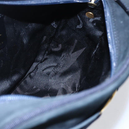 Salvatore Ferragamo Vala Shoulder Bag Leather, NAVY, LEATHER, Shoulder bag