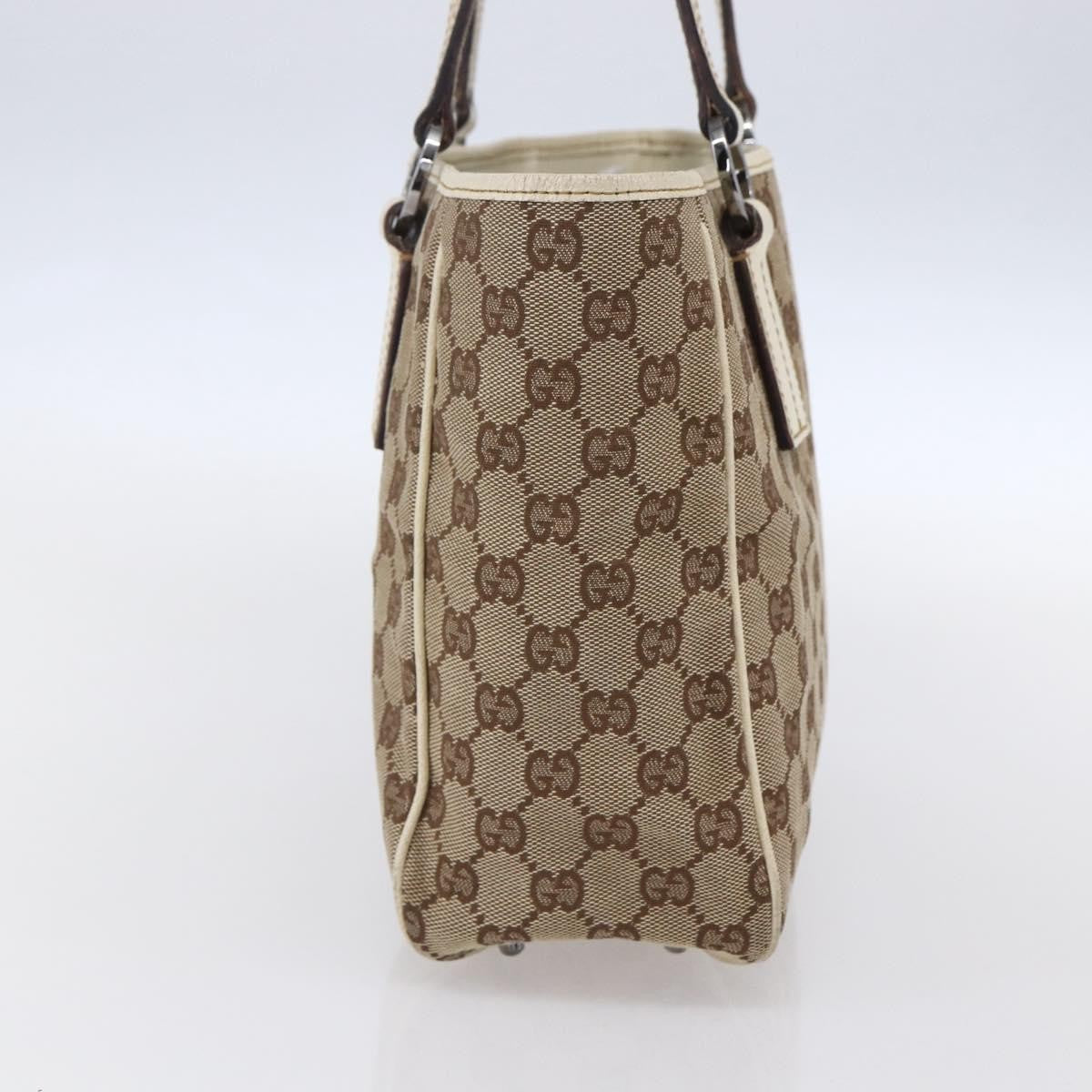 Gucci Open Tote GG Canvas, BEIGE, CANVAS, Tote bag