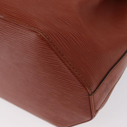 Louis Vuitton Vintage Sac d'Epaule Handbag Epi Leather, BROWN, LEATHER, Shoulder bag