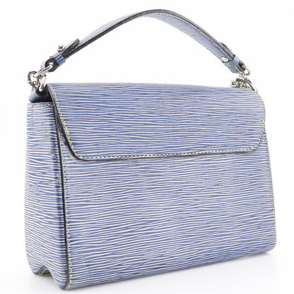 Louis Vuitton Twist Handbag Epi Leather, BLUE, LEATHER, Shoulder bag