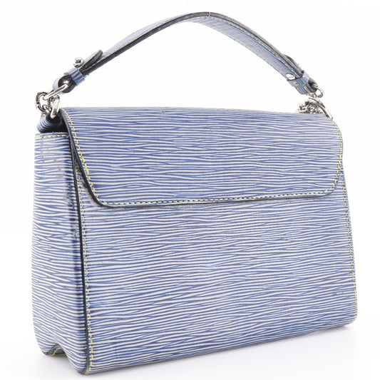 Louis Vuitton Twist Handbag Epi Leather, BLUE, LEATHER, Shoulder bag