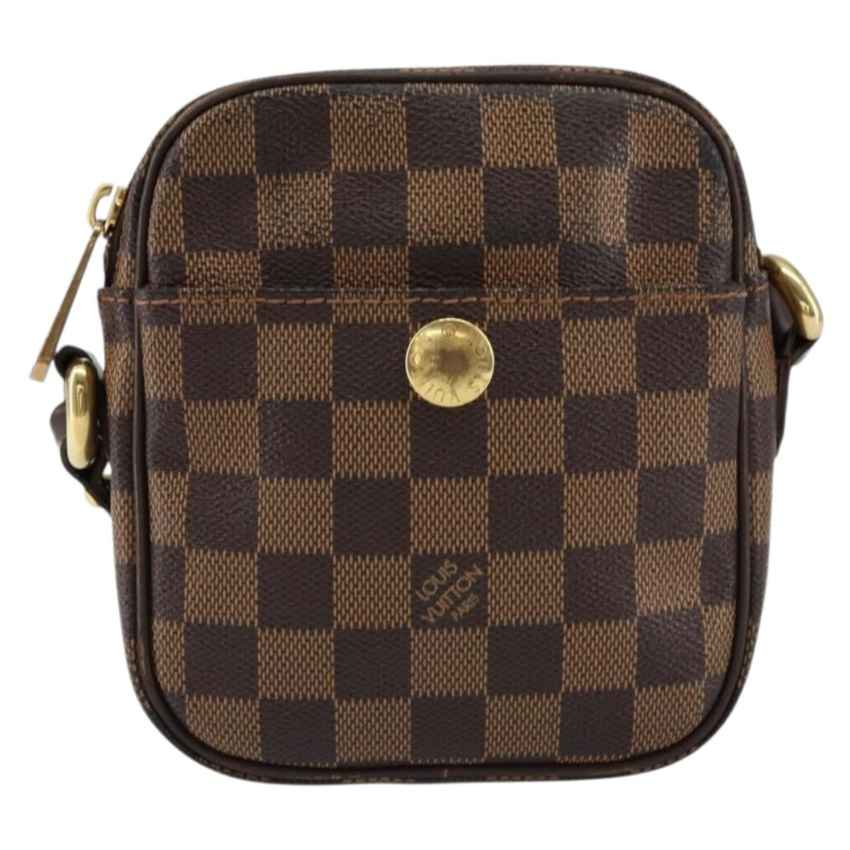 Louis Vuitton Rift Handbag Damier, BROWN, CANVAS, Shoulder bag