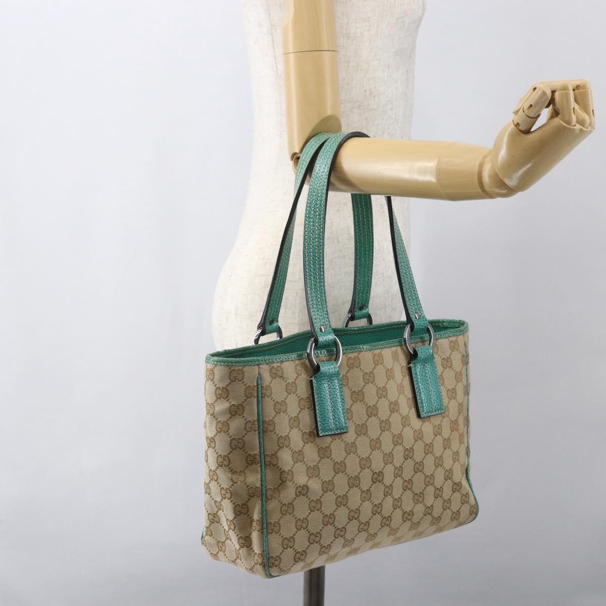 Gucci Open Tote GG Canvas, BEIGE, CANVAS, Tote bag