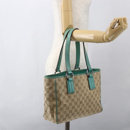Gucci Open Tote GG Canvas, BEIGE, CANVAS, Tote bag